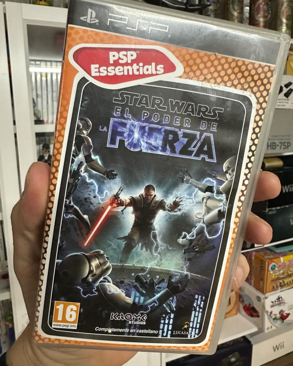 Star Wars el Poder de la Fuerza: An Action-Adventure Game for PSP (2008)&nbsp;🌠🚀🏆