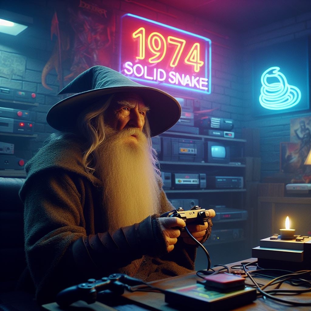 Gandalf Debut: The Wizard of Middle-earth from The Hobbit (1982) for ZX Spectrum&nbsp;🧙‍♂️🌈🕹️