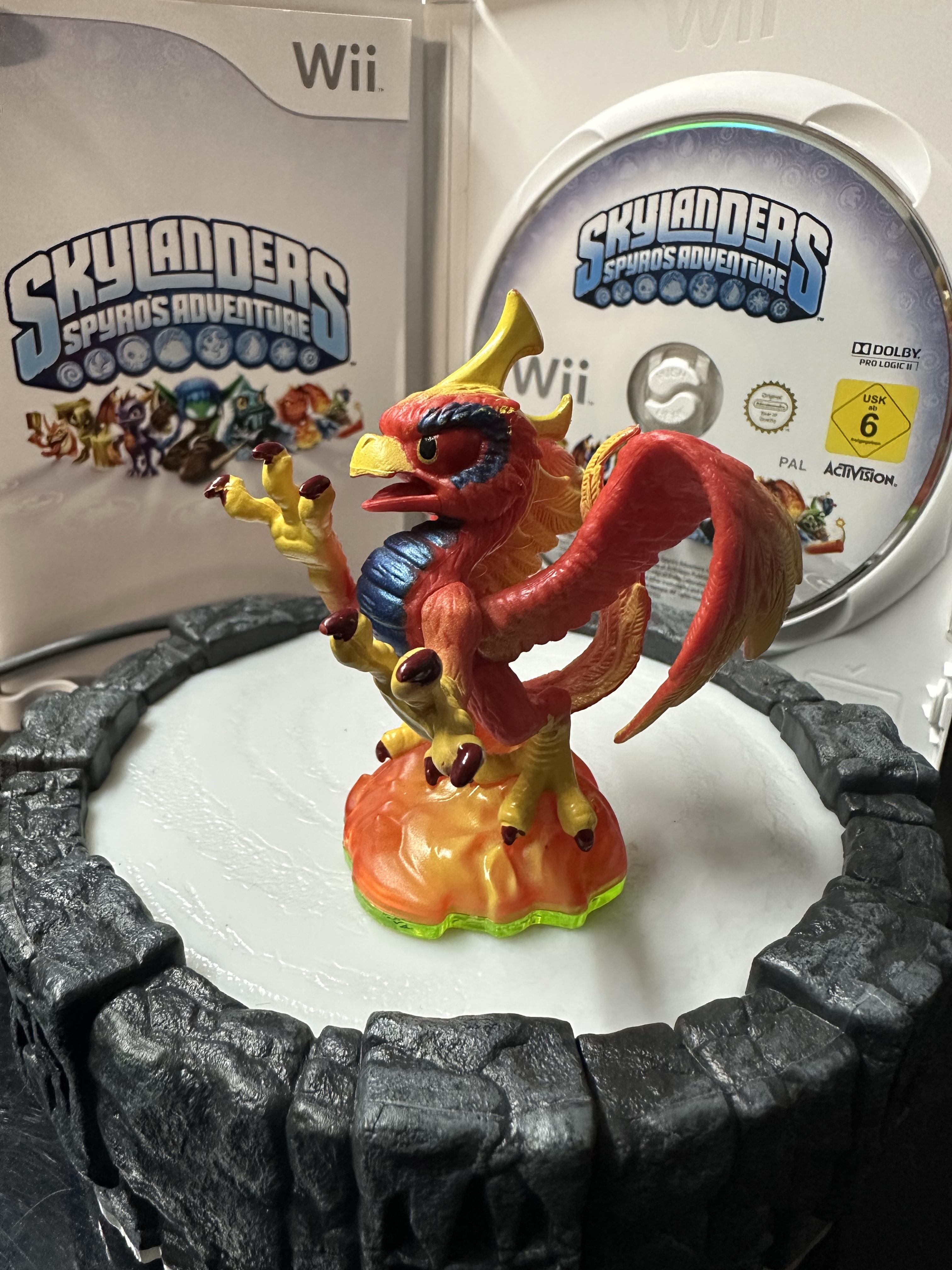 Sunburn (Skylanders: Spyro’s Adventure, Wii, 2012) – Fire Dragon 🔥🐲🦅