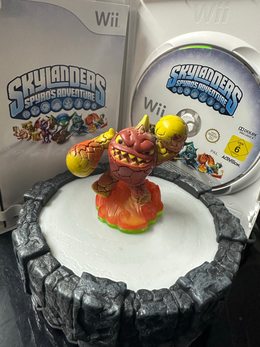 Eruptor: A Fiery Force in ‘Skylanders: Spyro’s Adventure’ Wii (2011)&nbsp;🌋🔥💥