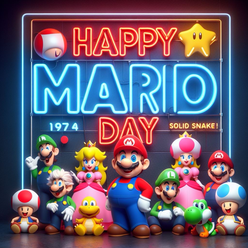 Happy Mario Day (Mar10) 🎮🍄🎁🌟🕹️