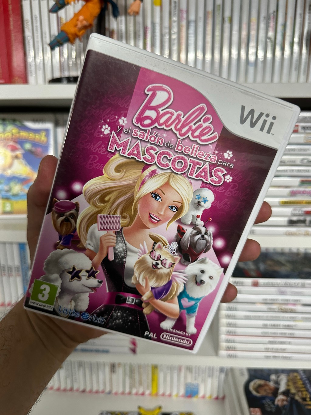 Barbie Groom and Glam Pups – Wii’s Stylish Pet Adventure (2010)&nbsp;🐩🎀🎮