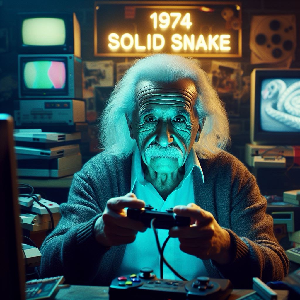 Albert Einstein in “Command & Conquer: Red Alert” (PC, 1996)&nbsp;🧠🎮🖥️