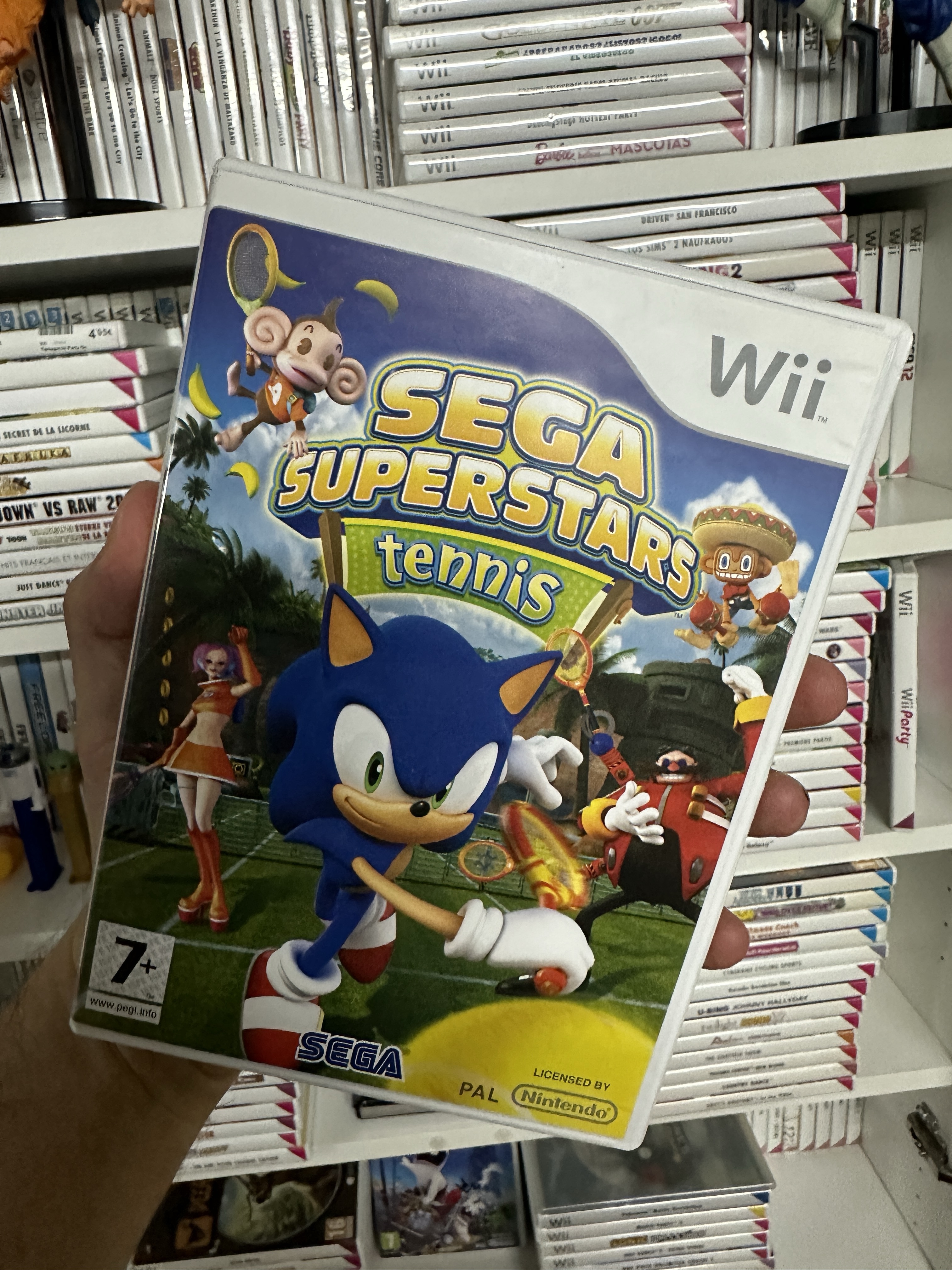 “Sega Superstars Tennis” on Wii (2008): Iconic Characters on the Court 🎾🎮🌟