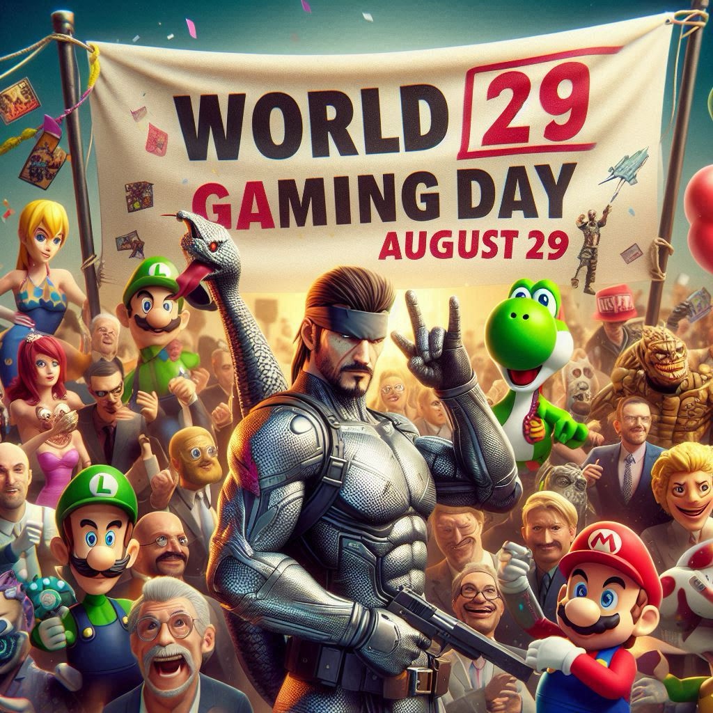 Celebrating World Gaming Day on August 29: A Tribute to the Joy of Gaming&nbsp;🎮🌟🎨
