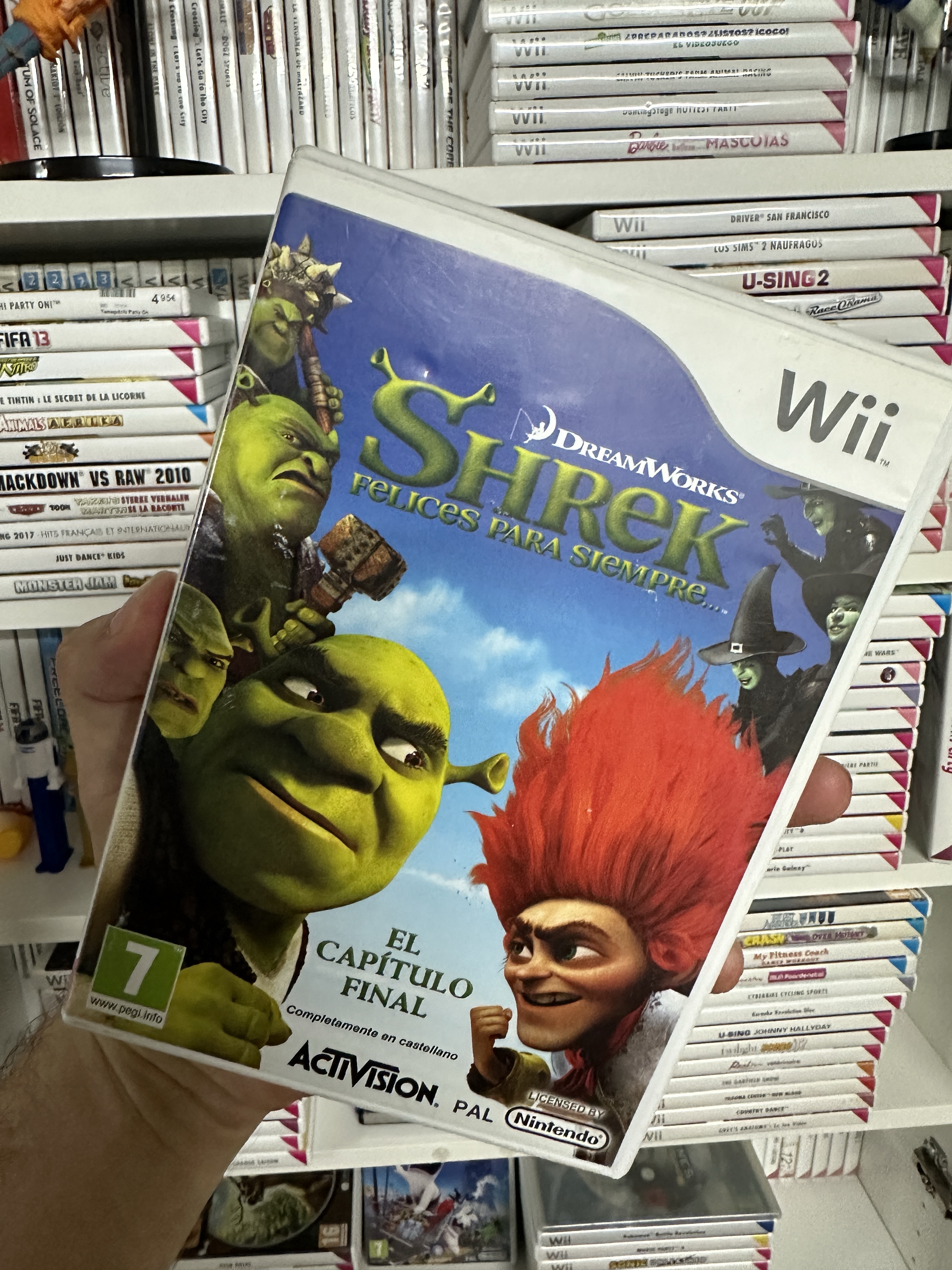 Explore “Shrek felices para siempre” on Wii (2010) – An Action-Adventure Journey! 🏰🐴🎶