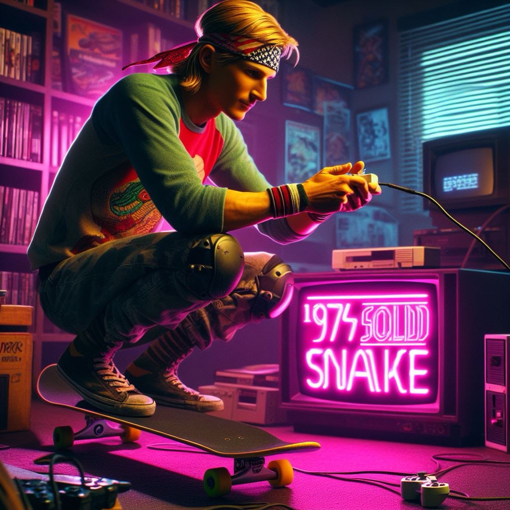 🏄‍♂️ Meet Tony Hawk, the legendary skateboarder from Tony Hawk’s Pro Skater, PlayStation (1999) 🎮