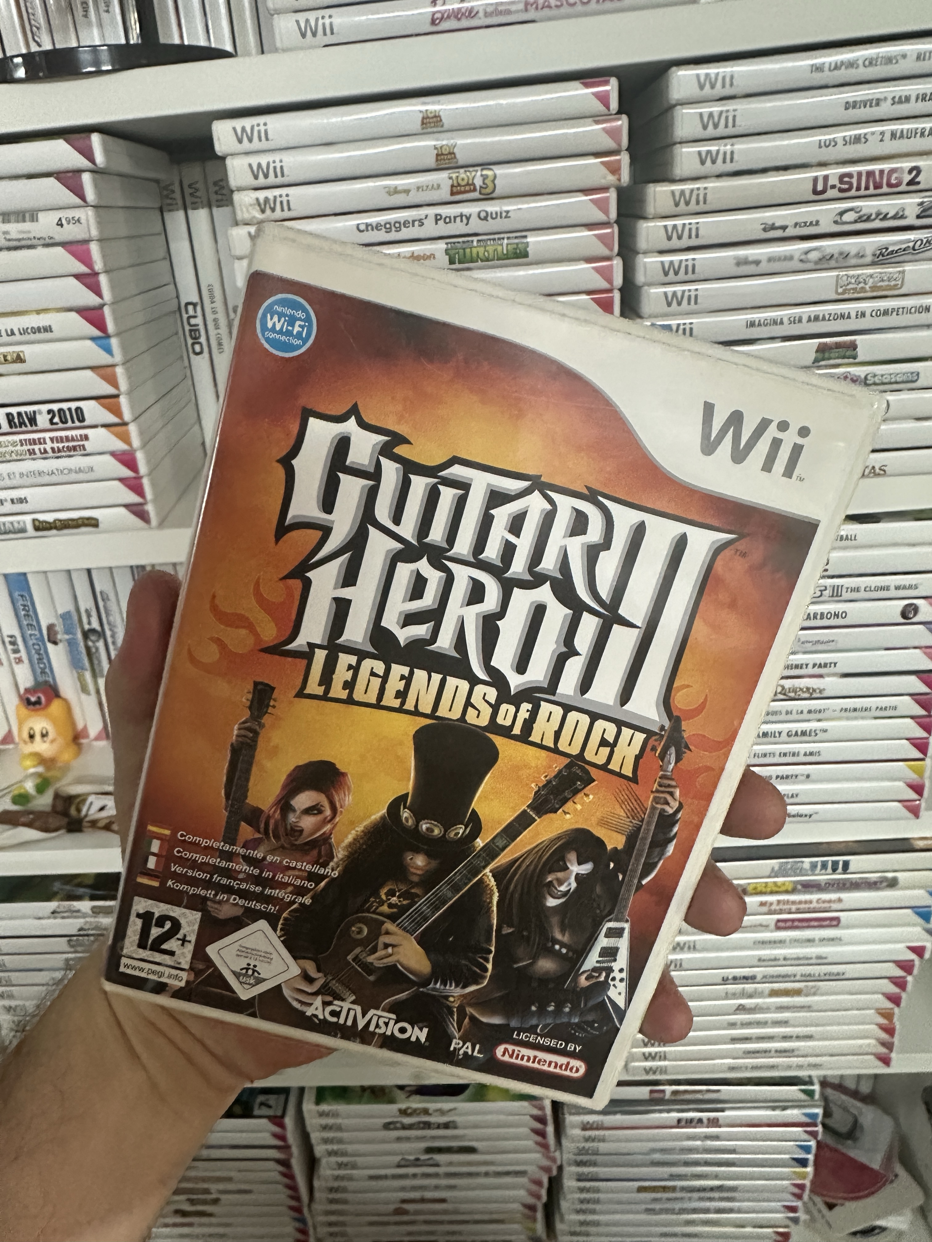 Guitar Hero III Legends of Rock (Nintendo Wii, 2007 – Music/Rhythm Game) 🎸🎶🤘