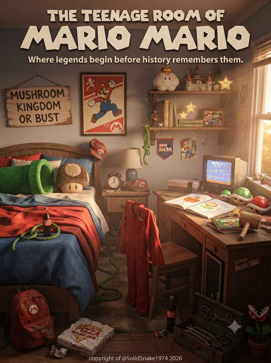 [TEENAGE ROOM] Mario (Super Mario Bros)