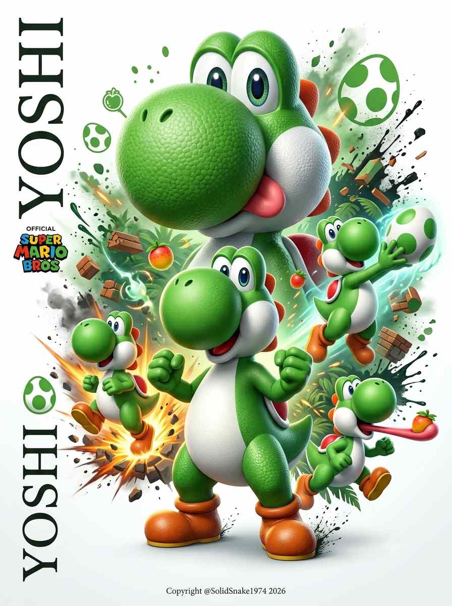 [POSTER] Yoshi (Super Mario Bros)