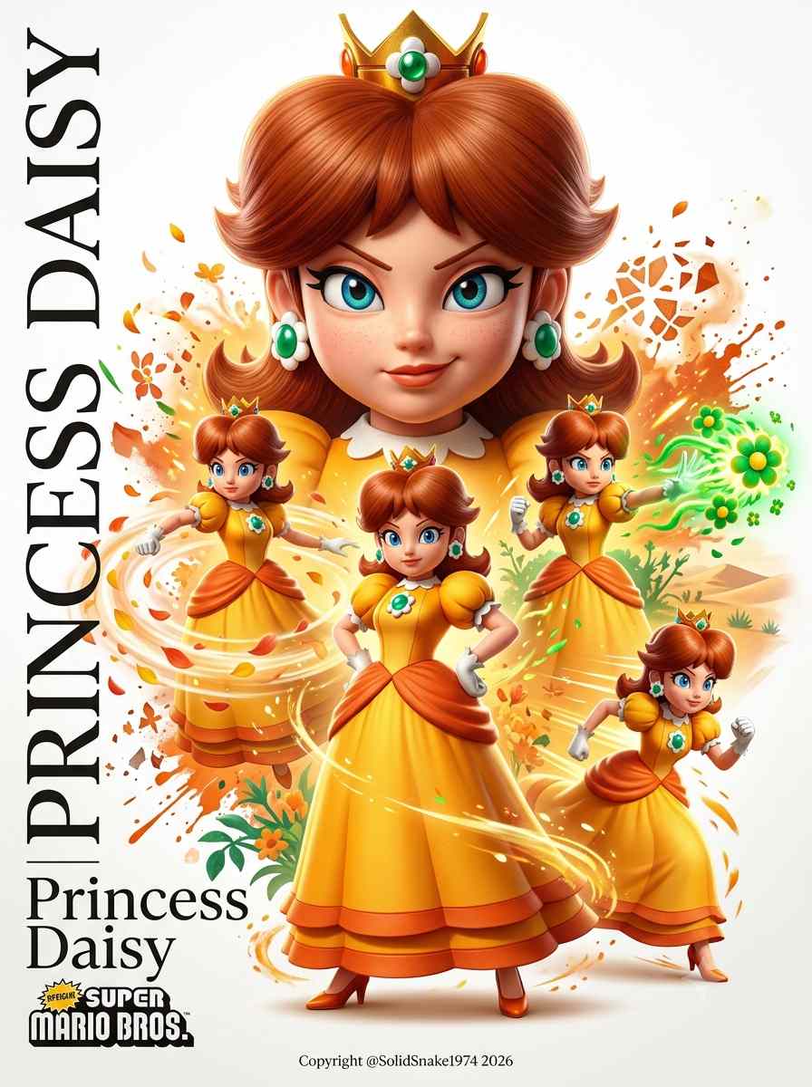 [POSTER] Princess Daisy (Super Mario Bros)